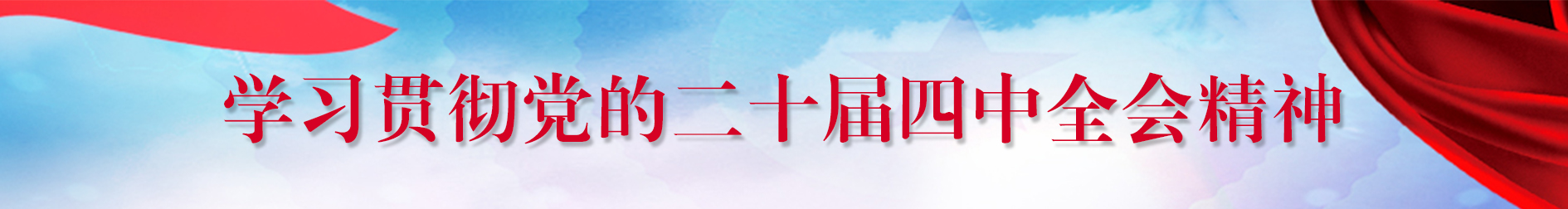 学习贯彻党的二十届四中全会精神